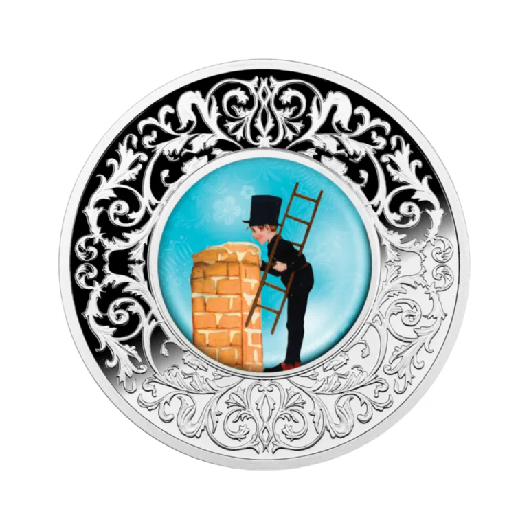 Серебряная памятная монета «Chimney sweep» Камерун 2023