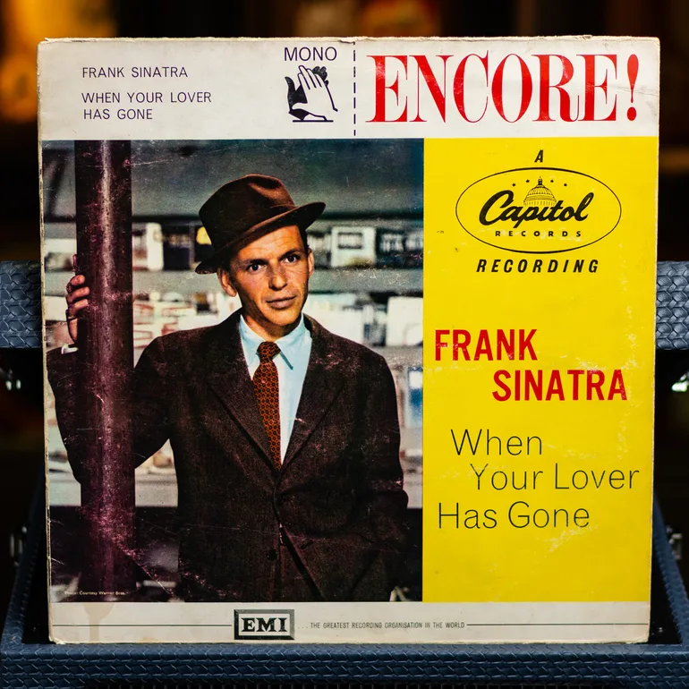 Вінтажна платівка Frank Sinatra – When Your Lover Has Gone MONO Live