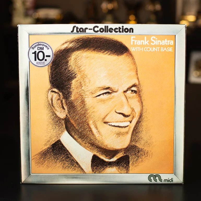 Вінтажна вінілова платівка Frank Sinatra With Count Basie (1972)