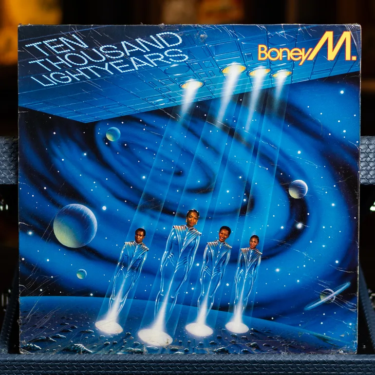 Вінтажна вінілова платівка Boney M. Ten Thousand Lightyears