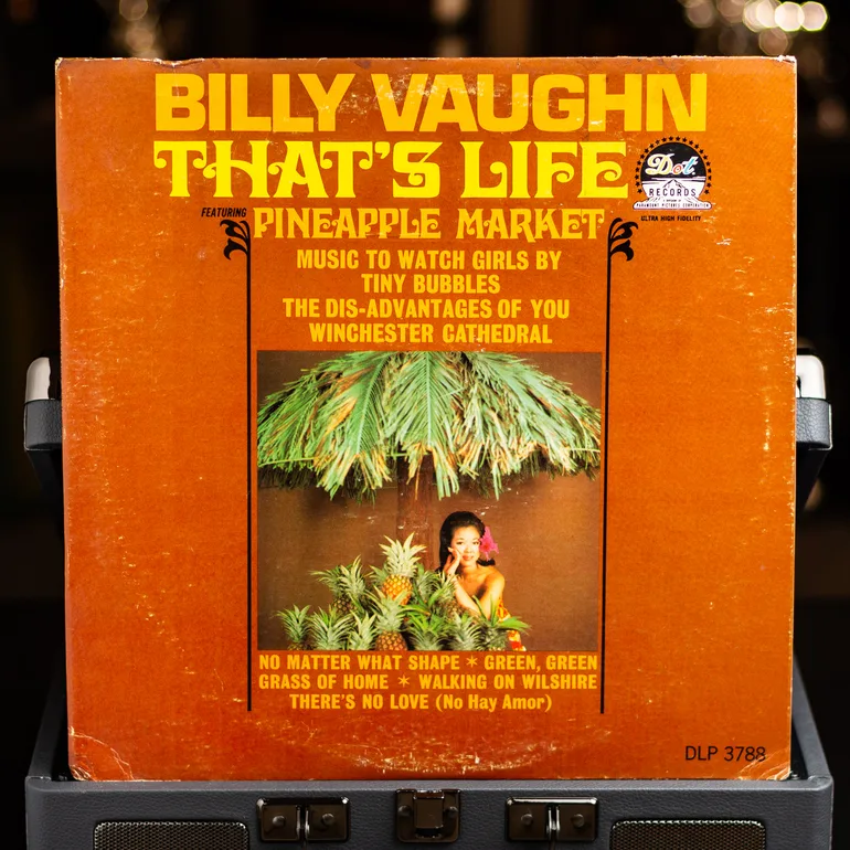 Вінтажна вінілова платівка Billy Vaughn – That's Life (1967)