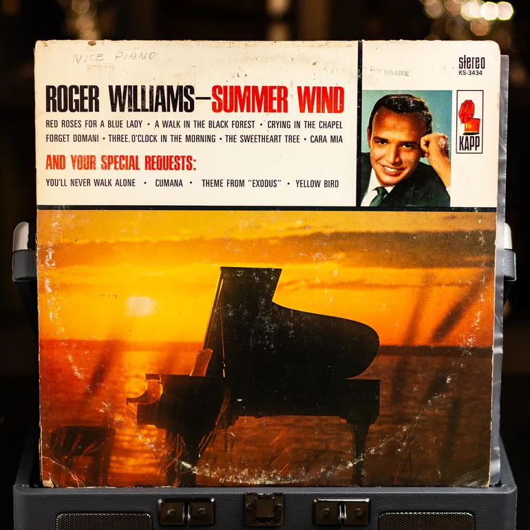 Вінтажна вінілова платівка Roger Williams – Summer Wind And Your Special Requests