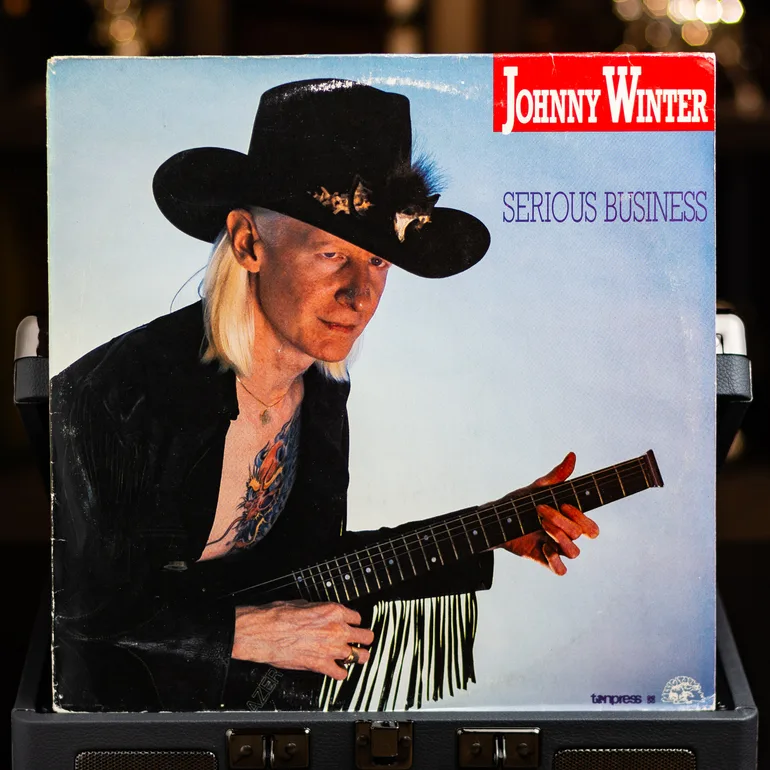 Вінтажний альбом Johnny Winter — Serious Business (1985)