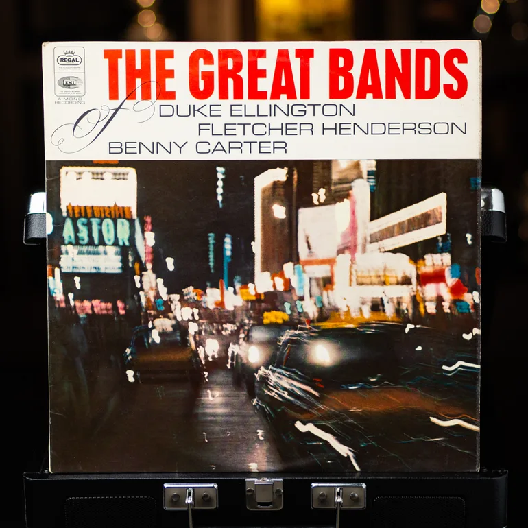 Вінтажна платівка The Great Bands: джаз 1967 року