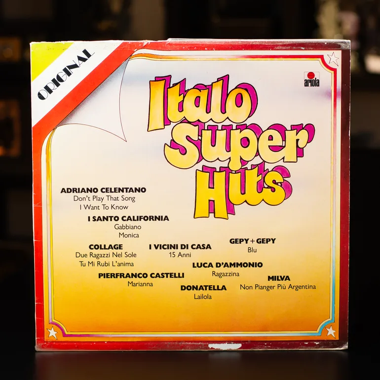Вінтажна вінілова платівка Various – Italo Super Hits (1978)