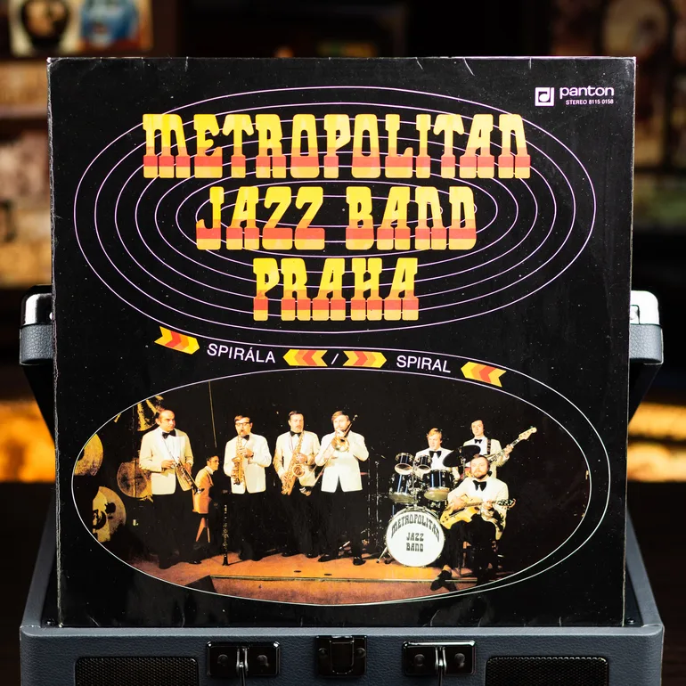 Вінтажна вінілова платівка Metropolitan Jazz Band Praha – Spirála (1980)
