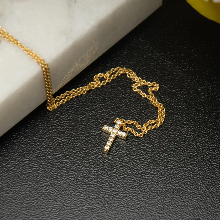 Позолоченная подвеска Christ от Skultuna: серебро 925 с золотом вермей