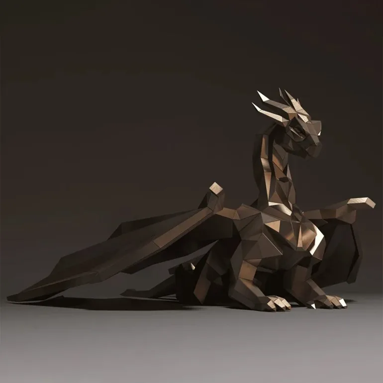 Скульптура Dragon з нержавіючої сталі — витвір мистецтва Duduk