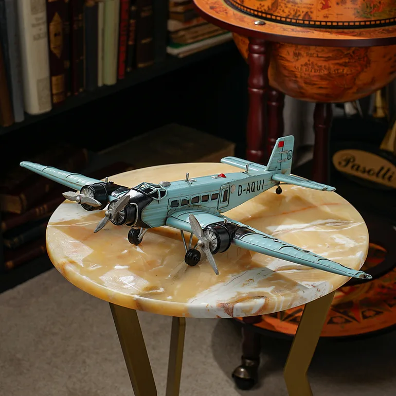 Металева модель літака JU-52 Riffelbltch 1932 — колекційний декор