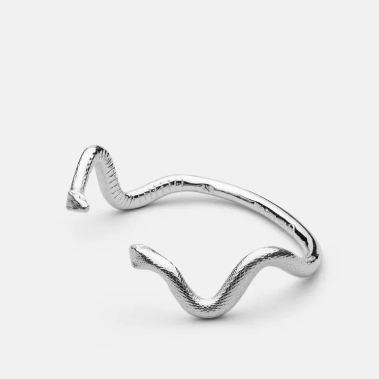 Срібний браслет «Snake» від Skultuna
