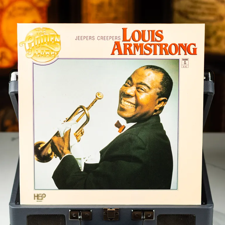 Виниловая пластинка Louis Armstrong — Jeepers Creepers, 1982 год