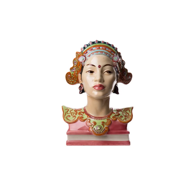 Порцеляновий бюст «Sundari» мануфактури Goldscheider (Австрія, 1940–1950-ті)