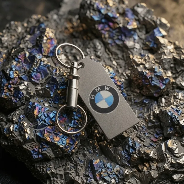 Титановий брелок BMW зі швейцарським карабіном Victorinox (1997)