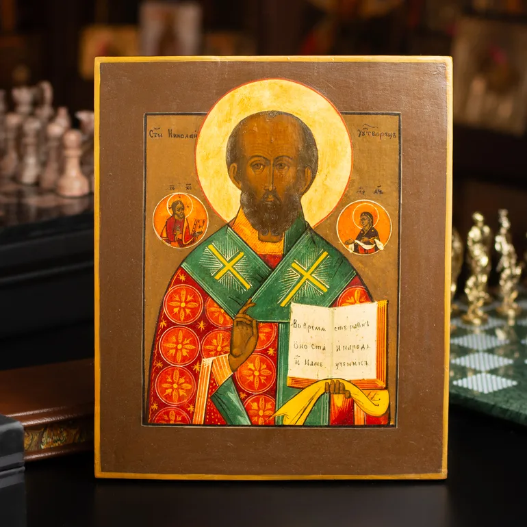 Ікона святителя Миколая Чудотворця середини XIX століття
