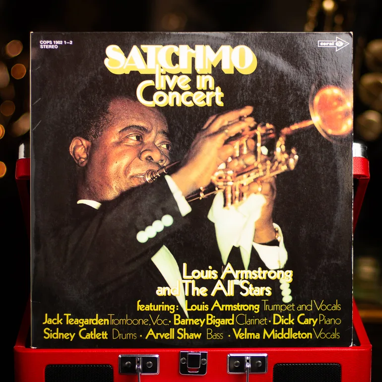Вінтажна вінілова платівка Louis Armstrong And The All Stars