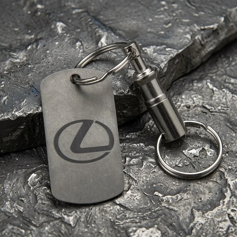 Титановий брелок Lexus Light з карабіном Victorinox