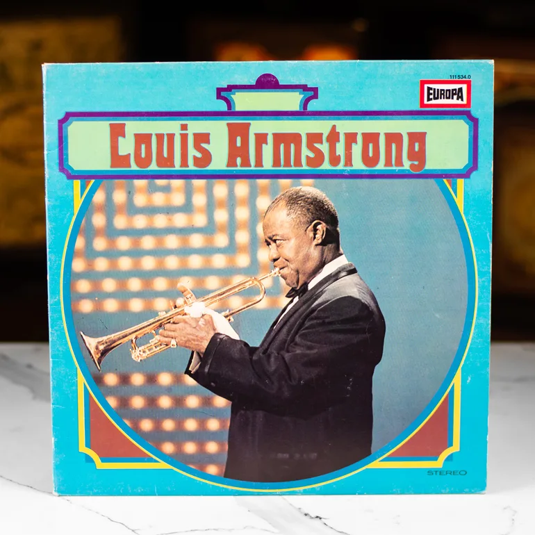 Вінтажна вінілова платівка Louis Armstrong — видання 1971 року