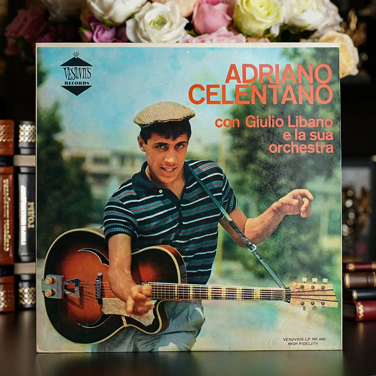 Виниловый альбом Adriano Celentano — Con Giulio Libano E La Sua Orchestra (1964)