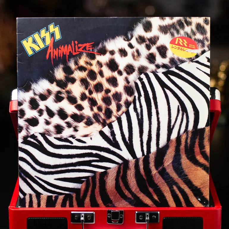 Вінтажна вінілова платівка Kiss – Animalize (1984)