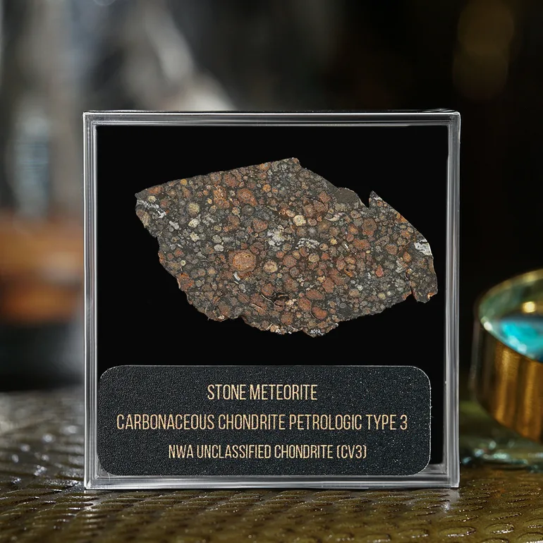 Сертифікований метеорит Chondrite Type 3 з Марокко