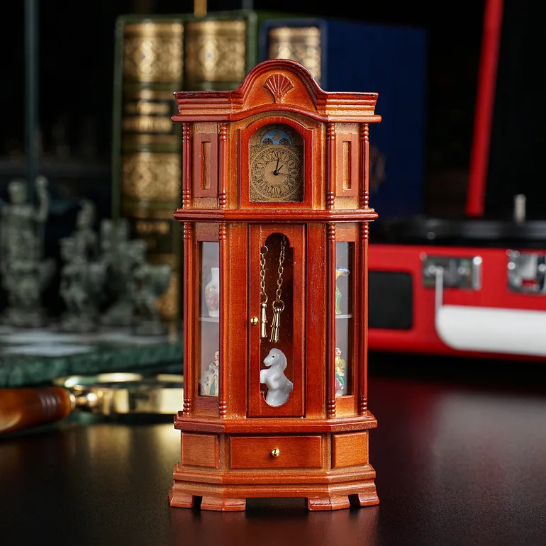 Мініатюрний працюючий підлоговий годинник Reutter Miniaturen