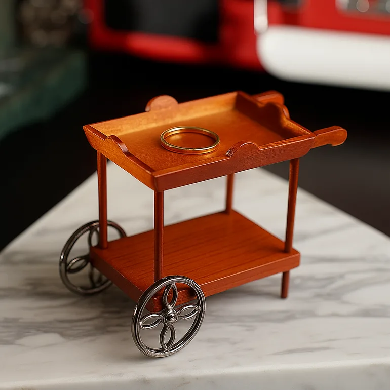 Миниатюрная сервировочная тележка Reutter Miniaturen