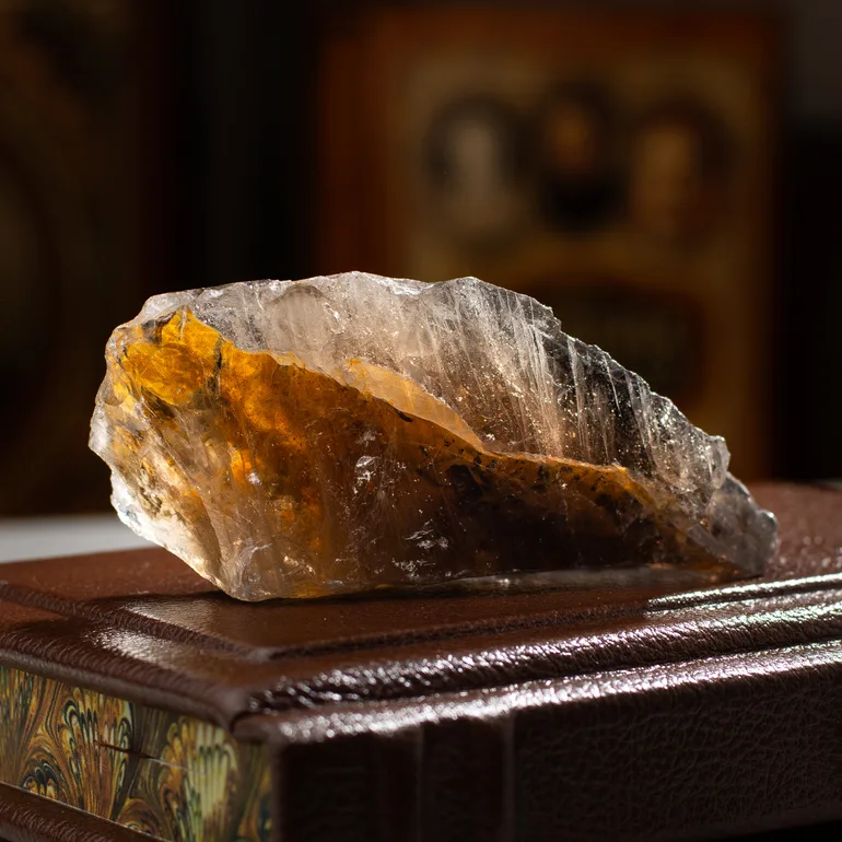 Друза димчастого кварцу (раухтопаз) "Aurum" від Stone Art Designe