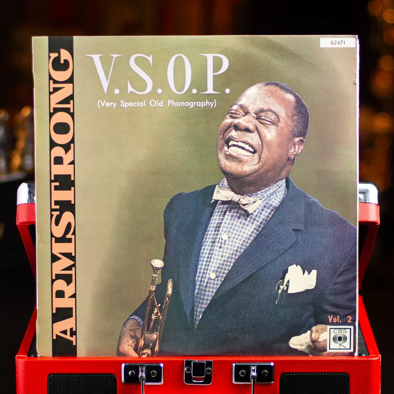 Вінтажна вінілова платівка Louis Armstrong — V.S.O.P. Vol. 2