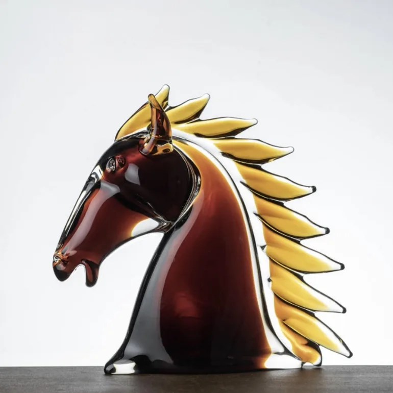 Кришталева статуетка «Amber Horse» ручної роботи