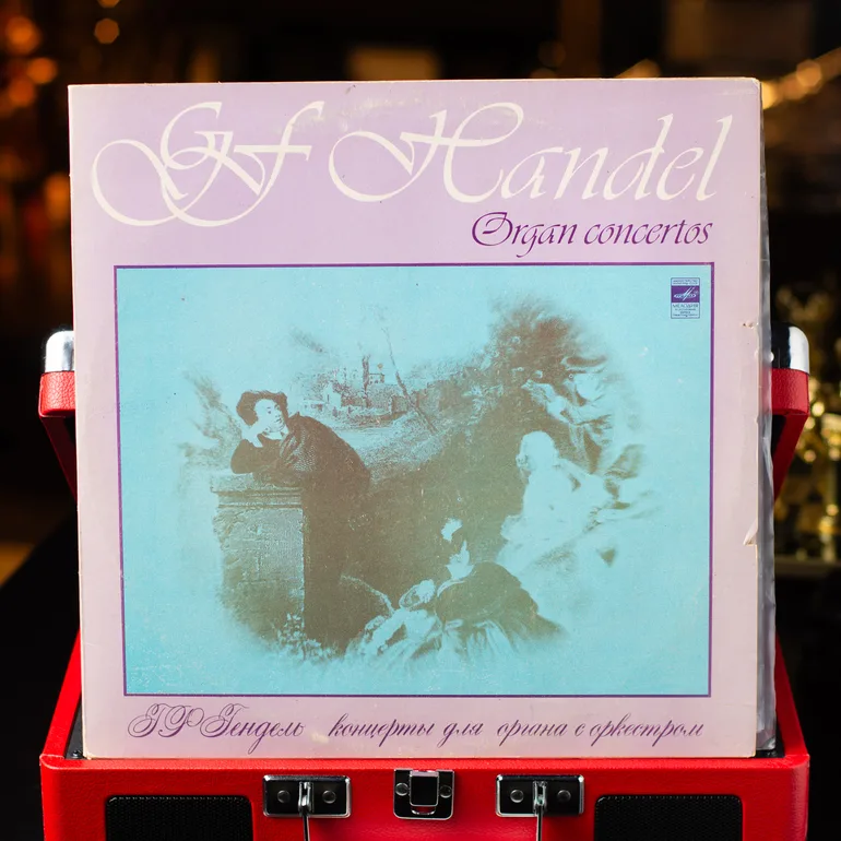 Вінтажна вінілова платівка GF Handel – Organ Concertos