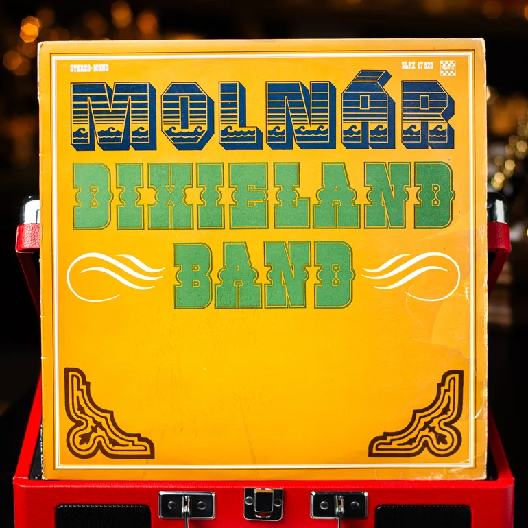 Вінтажна платівка Molnár Dixieland Band — диксиленд 1978