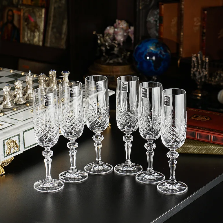 Комплект кришталевих келихів Celebration від Royal Buckingham