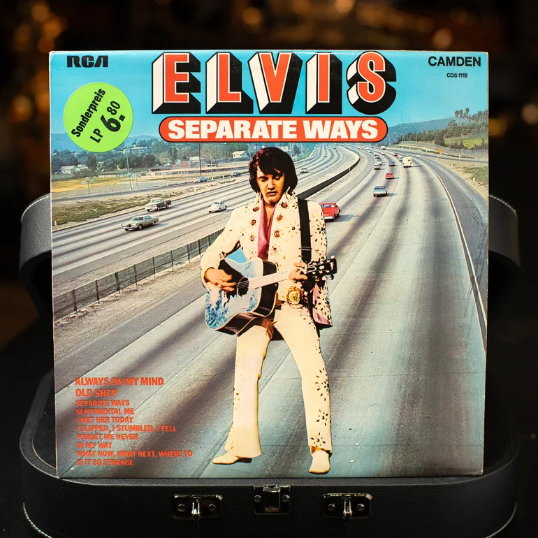 Вінтажна вінілова платівка Elvis Presley — Separate Ways (1974)