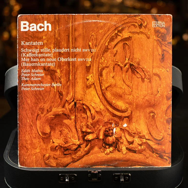 Вінтажна вінілова платівка Bach – Kantaten, видання 1977
