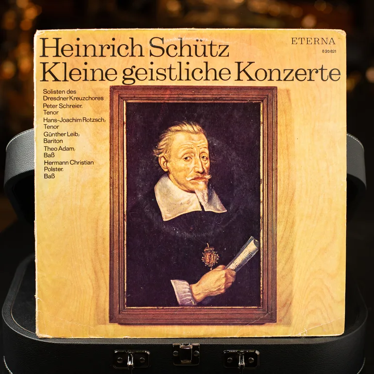 Вінтажна вінілова платівка Heinrich Schütz — Kleine geistliche Konzerte