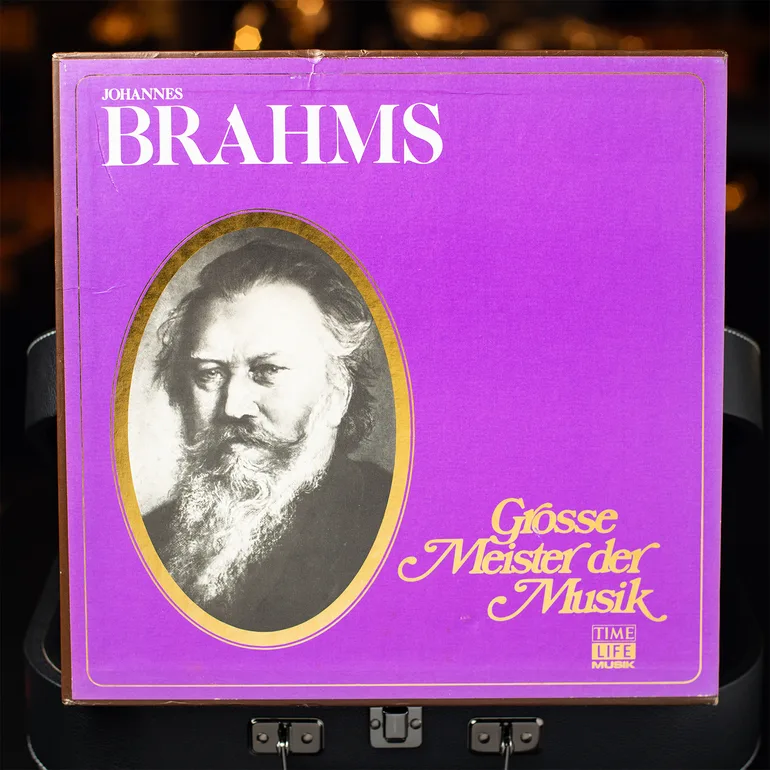 Винтажная пластинка Иоганнеса Брамса: Grosse Meister Der Musik