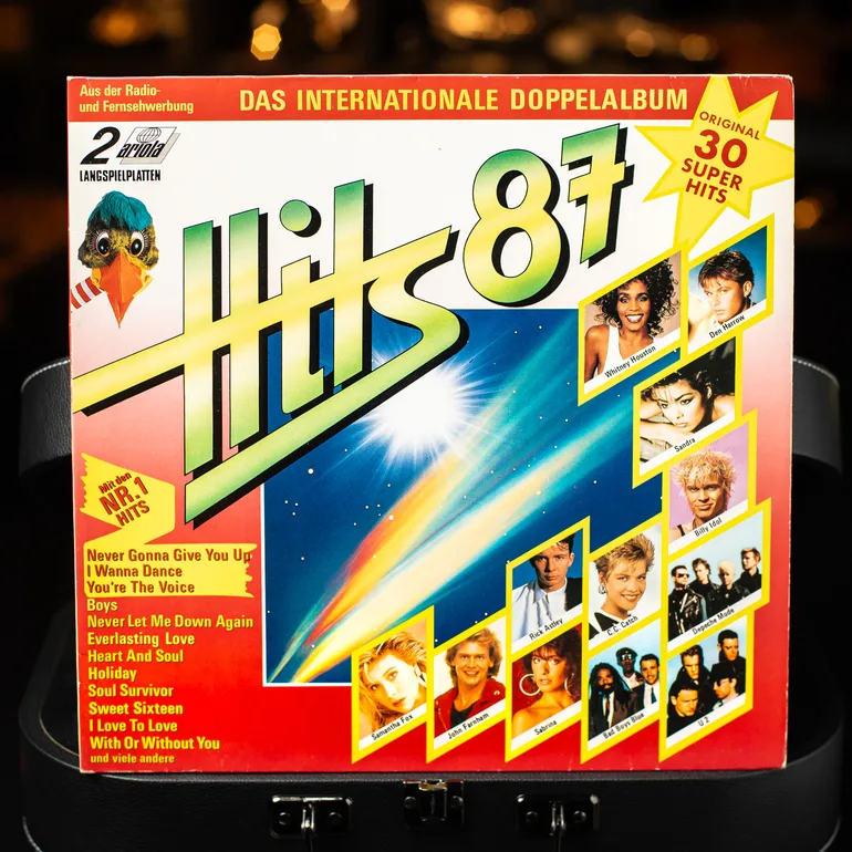 Вінтажна вінілова платівка Das Internationale Doppelalbum – Hits 87