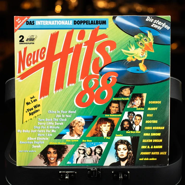 Вінтажна вінілова платівка Das Internationale Doppelalbum – Neue Hits 88