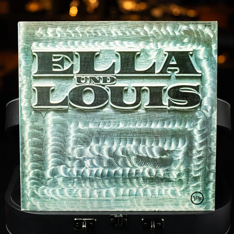 Виниловая пластинка Ella and Louis — новое издание, джаз, 1956 год