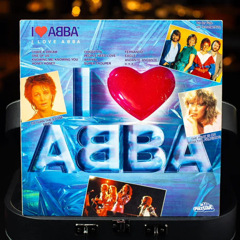 Вінтажна вінілова платівка ABBA – I Love ABBA (1984)