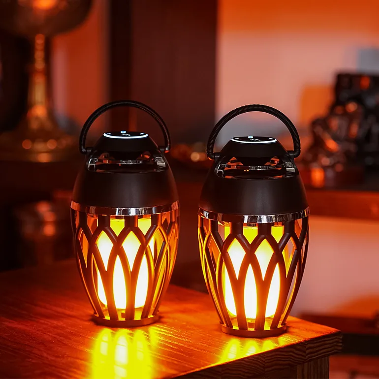 Портативні колонки Light з ефектом полум'я та Bluetooth