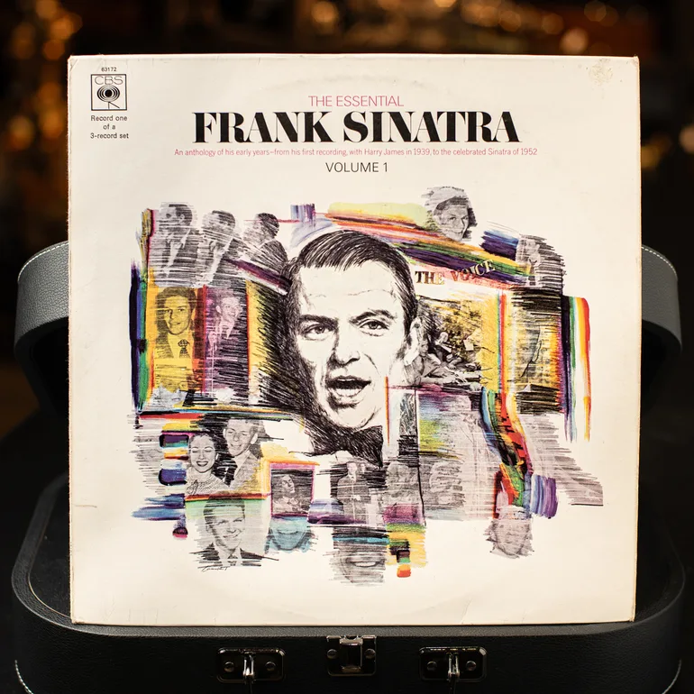 Вінтажна вінілова платівка The Essential Frank Sinatra (1966)