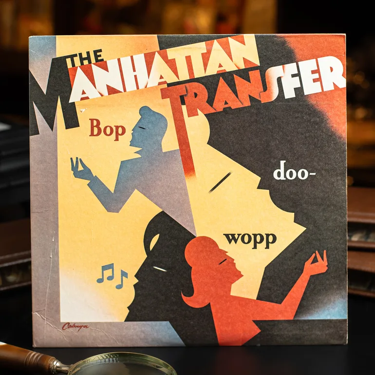Вінтажна платівка The Manhattan Transfer — Bop Doo-Wopp (1984)