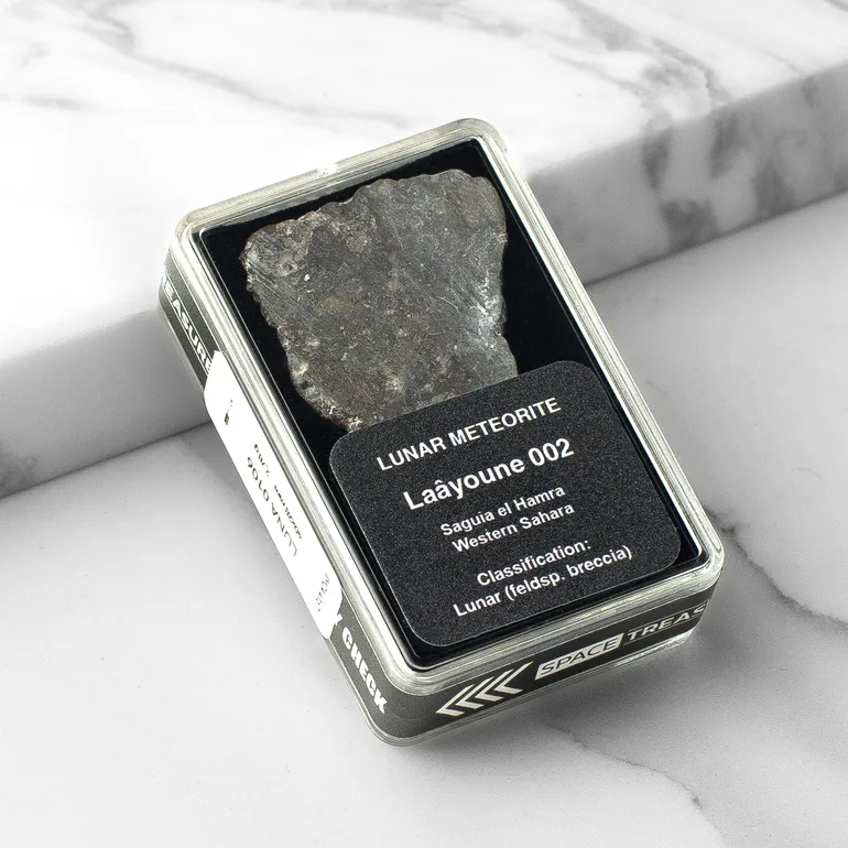 Сертифікований метеорит Laâyoune 002, 2,78 г — фрагмент місячної брекчії