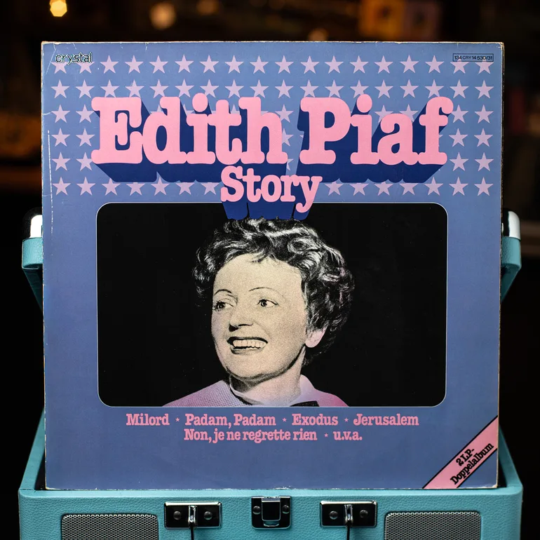 Винтажная виниловая пластинка Edith Piaf — Story (1972)