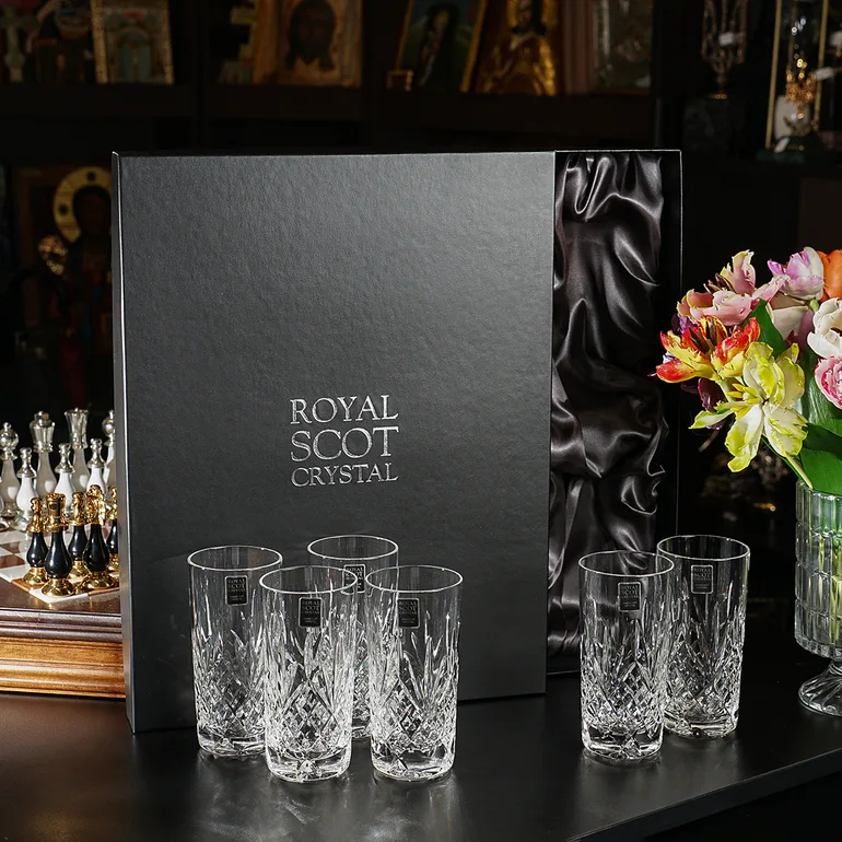 Комплект кришталевих склянок Veridian (6 шт) Royal Buckingham