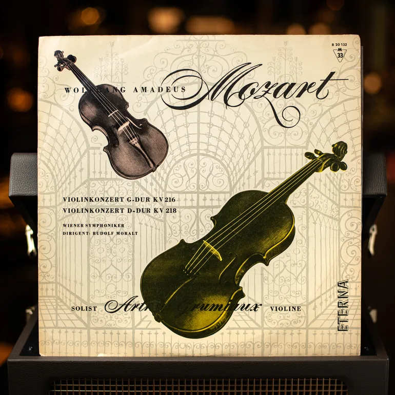 Вінтажна вінілова платівка Mozart — Violinkonzert G-dur, D-dur, 1970