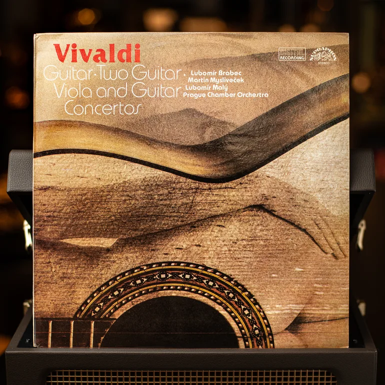 Вінтажна вінілова платівка Vivaldi – Guitar Concertos, 1987 рік