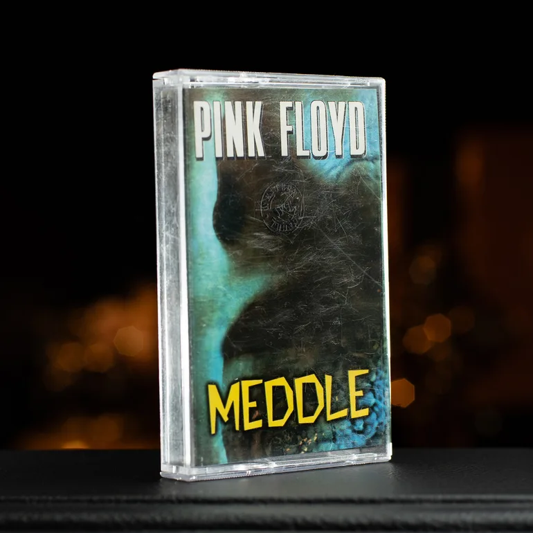 Коллекционная аудиокассета Pink Floyd – Meddle: винтажный рок-альбом