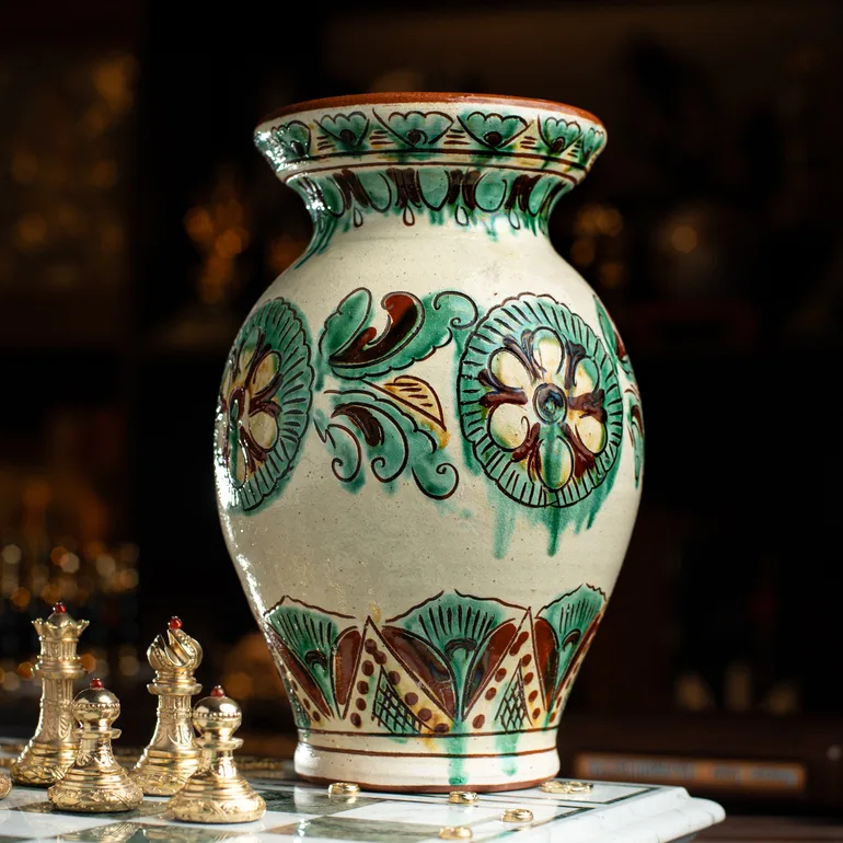 Глечик з косівської кераміки «Оберіг», Україна, 1970–1980-ті роки